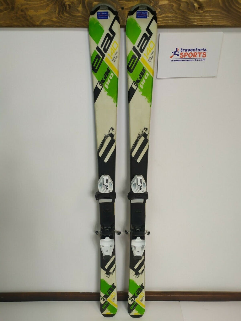 Elan Exar Pro 140 cm Ski + NEW Tyrolia 7.5 Bindings Sport Snow Winter Fun
