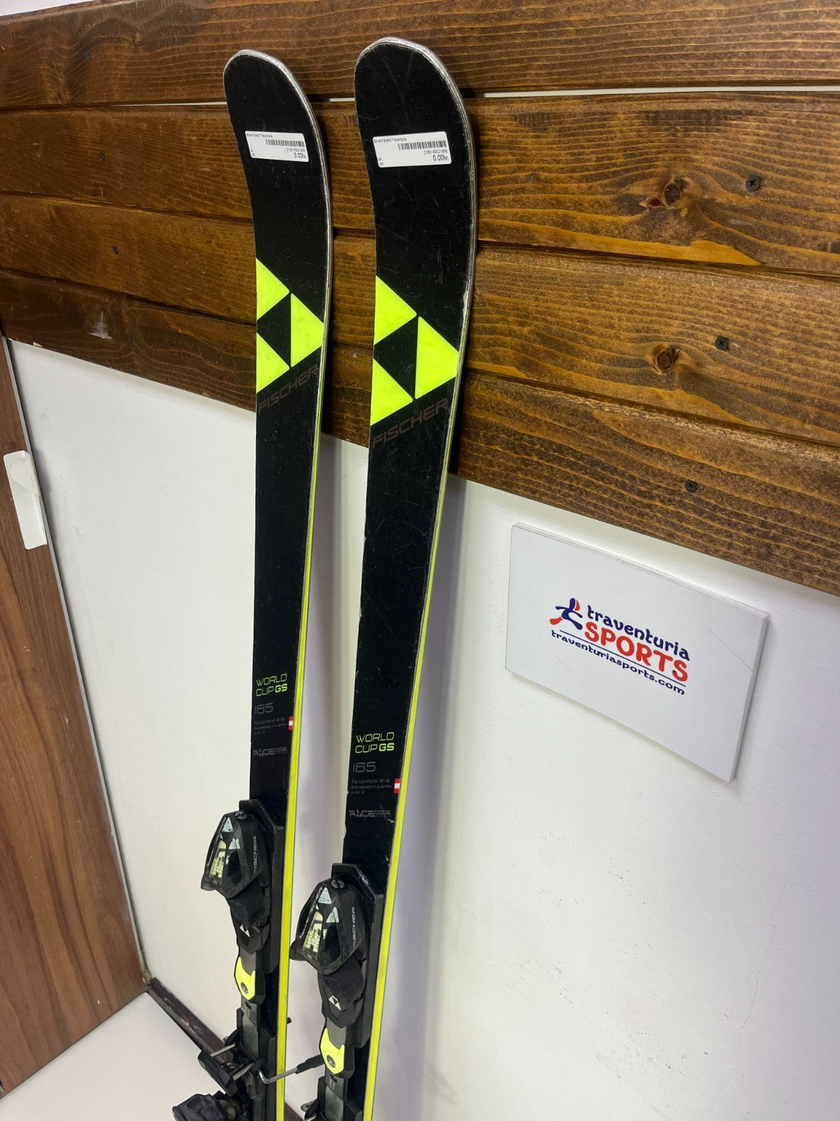 Fischer RC4 GS FIS 165cm Ski + Fischer 11 Bindungen Winter Fun Snow Sport