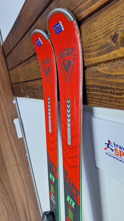Rossignol REACT RTX Fiber 156cm  Ski + Elan 10 Bindings Winter Sport Fun