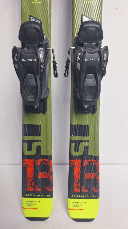 Völkl Racetiger 13 SL 120 cm Ski + Marker 4.5 Bindung Wintersport Schneespaß