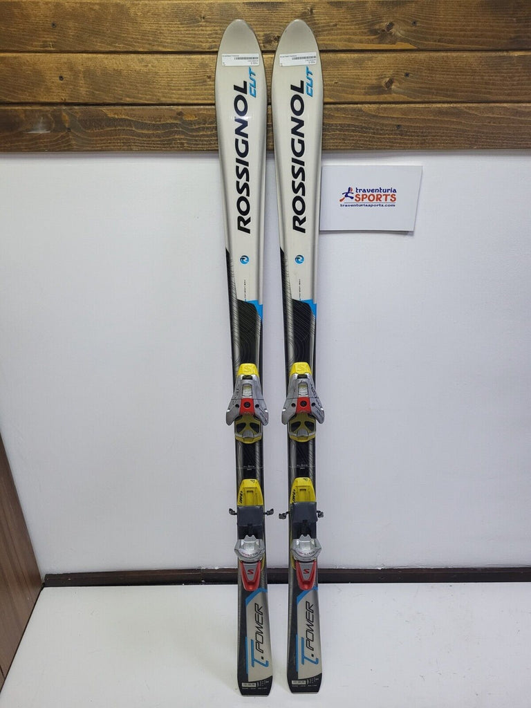rossignol salomon skis Rossignol T-Power 160cm Ski + Salomon 10 Bindings Winter Sport – Traventuria Sports