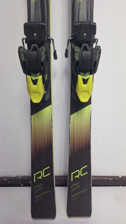 Fischer RC4 World Cup 170cm Ski + Fischer Z12 Bindings Fun Snow Winter Sport