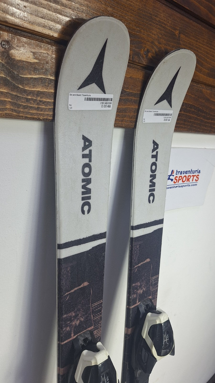 Sci Atomic Punx Twin-Tip 120 cm + Attacchi Atomic 5.5 Sport Invernali Neve
