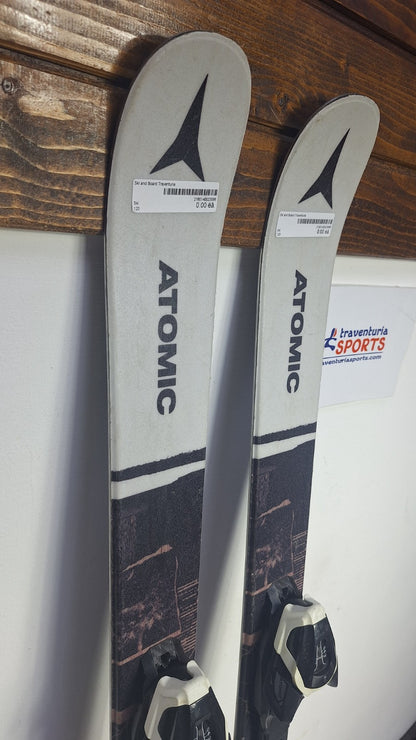 Sci Atomic Punx Twin-Tip 120 cm + Attacchi Atomic 5.5 Sport Invernali Neve