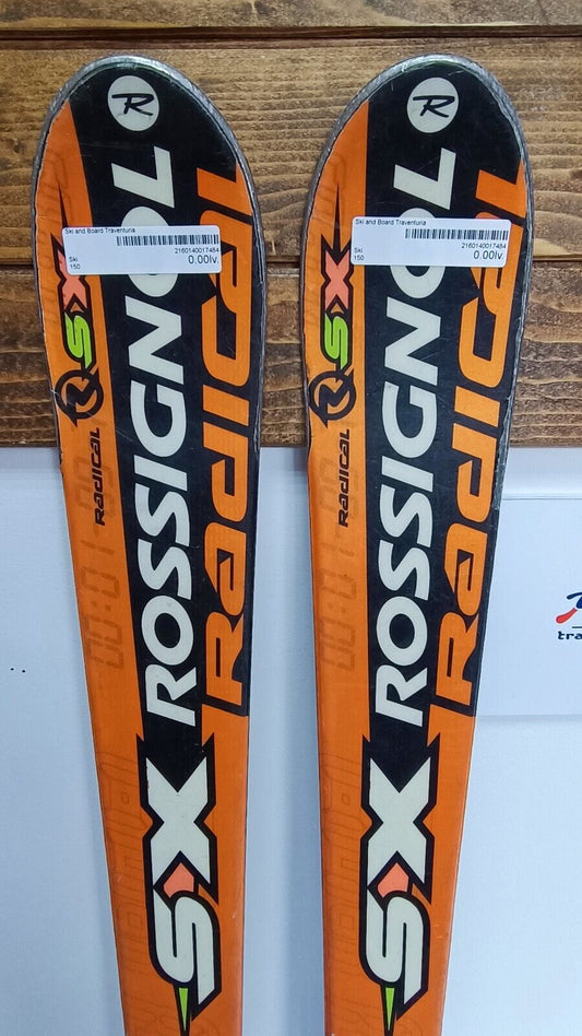 Sci Rossignol Radical SX 150 cm + Attacchi Rossignol 9.5 Divertimento invernale sulla neve