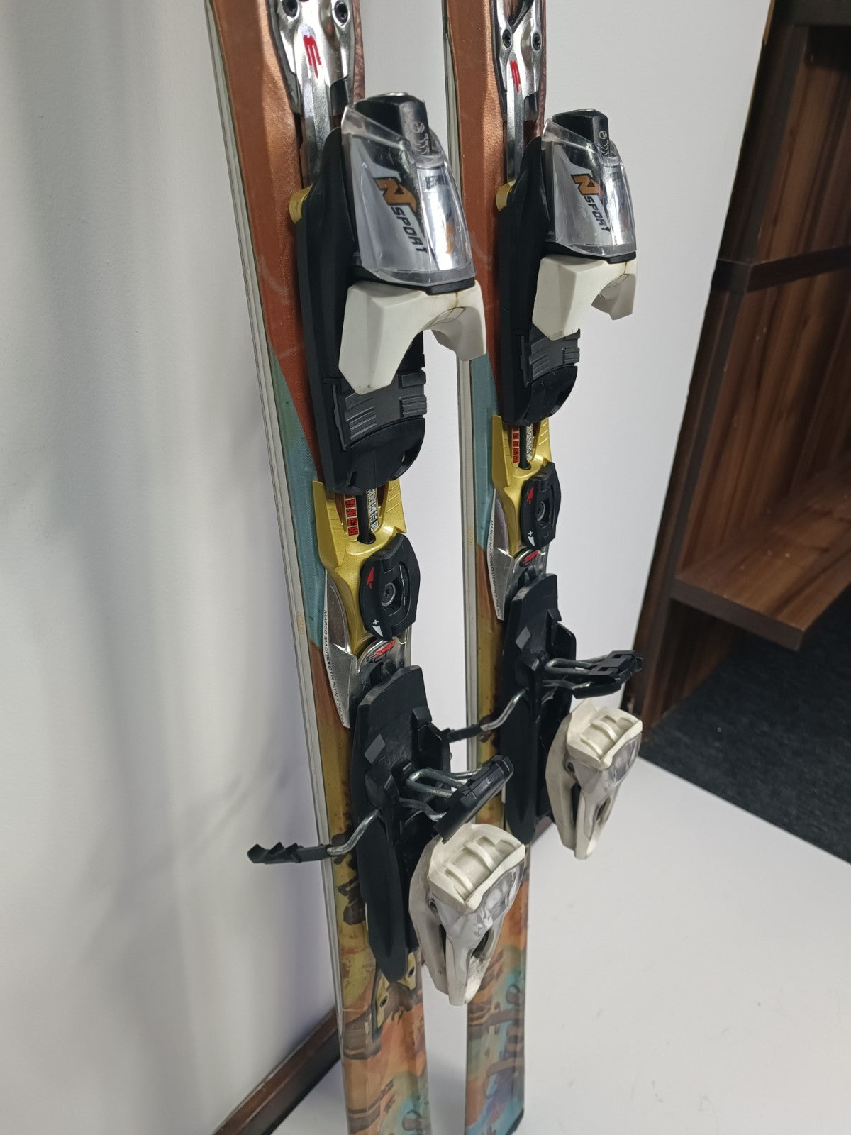 Nordica Fate 170 cm Ski + Marker 10 Bindings Winter Snow Sport Outdoor