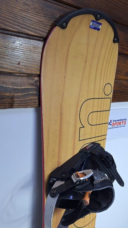 Snowboard Elan Explore C 160 cm + Attacchi HEAD Rental L Divertimento sulla neve in inverno