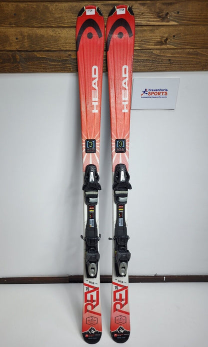 Sci HEAD REV 75 163 cm + attacchi Elan ESP 10 Inverno Neve Sport Divertimento Avventura