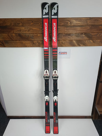 Nordica Dobermann GS World Cup 188 cm Ski + fixations Marker 18 Sport Hiver Plaisir