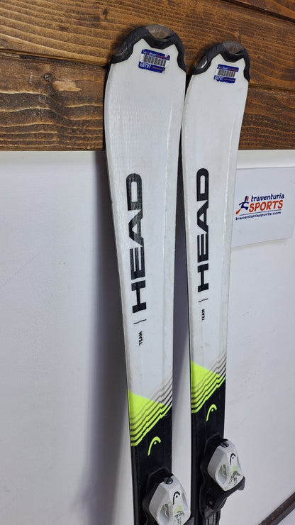 HEAD SupershapeTeam SLR PRO 147cm Ski + HEAD SLR 7.5 Bindungen Wintersport