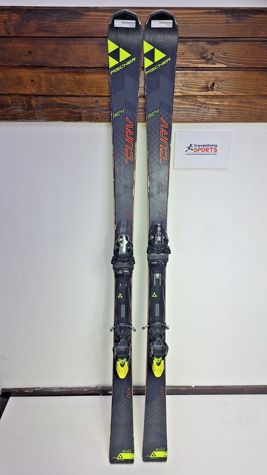Fischer RC4 The Curv DTX 171 cm Ski + Fischer Z12 Bindungen Wintersport Schnee