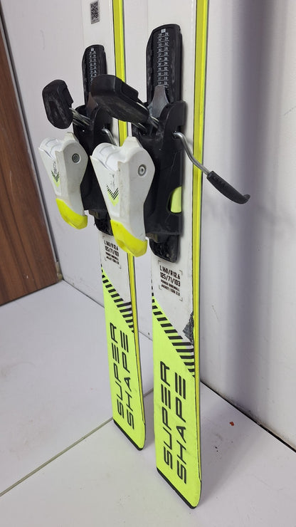 Head Supershape SLR Pro 160cm  Ski + HEAD 7.5 Bindings  Winter Sport