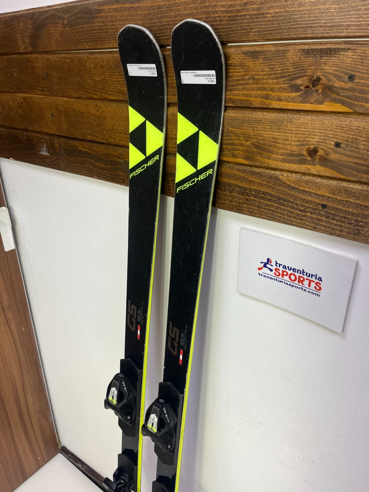 Fischer RC4 GS FIS 165cm Ski + fixations Fischer 9 Plaisir de l’hiver, neige et sport