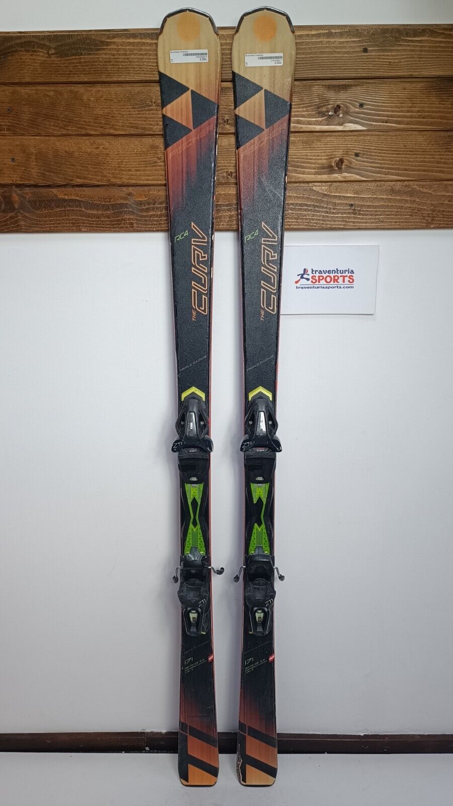 Fischer The Curv RC4 171cm Ski + Fischer 11 Bindungen Winter Fun Snow Sport