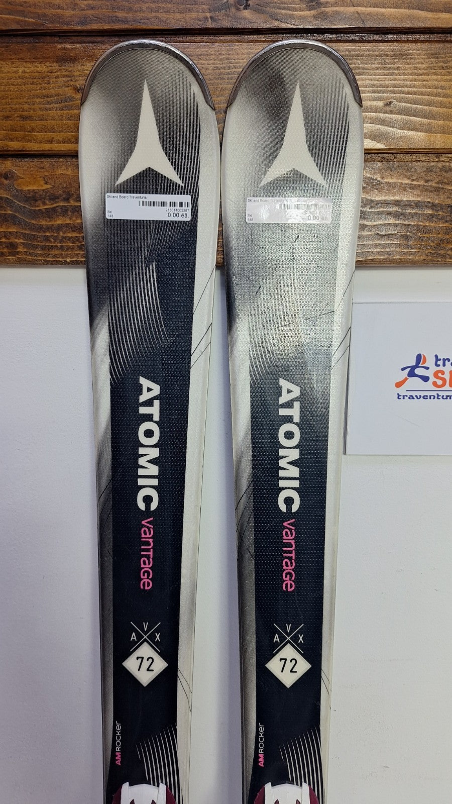 Atomic Vantage X72 148 cm Skis + Atomic 10 Bindings Winter Fun Snow
