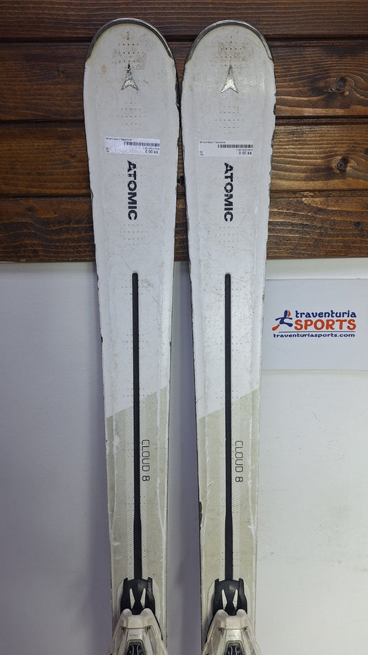 Atomic Cloud 8 164 cm Skis + Atomic Lithium 10 Bindings Winter Sport Snow Fun