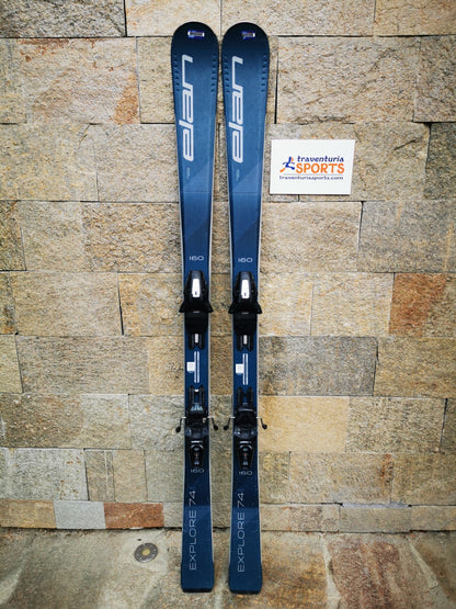 Elan Explore 74 RS LS 160cm  Ski + Elan 10 Bindings Adventure Winter Sport