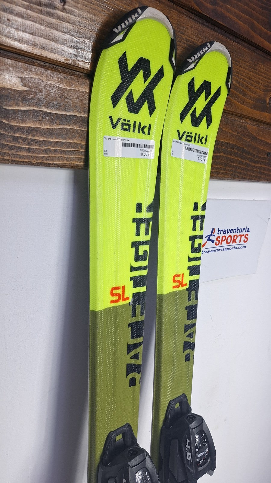 Völkl Racetiger 13 SL 120 cm Ski + Marker 4.5 Bindungen Wintersport Schneespaß