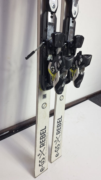 HEAD e-GS Rebel 176 cm Skis + HEAD 14 Bindings Winter Fun Snow