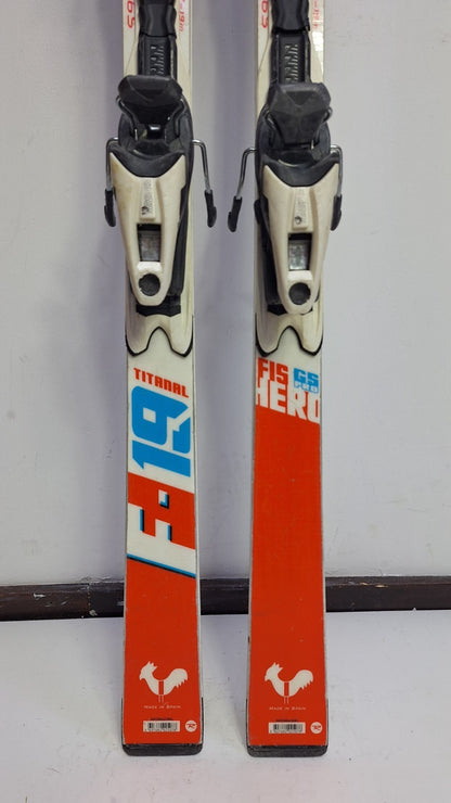 Ski Rossignol Hero FIS GS  165 cm + fixations Rossignol 10 Plaisir hivernal Neige Sport