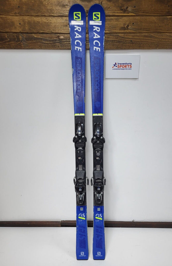 Salomon S/Race GS 159 cm Ski + Salomon X12 Bindings Winter Snow Outdoor Sport