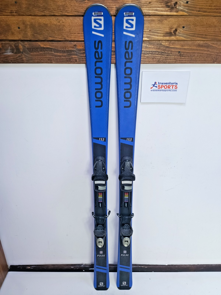Salomon Pulse 155 cm Ski +Elan ESP 7.5 Bindings Adventure Winter Sport