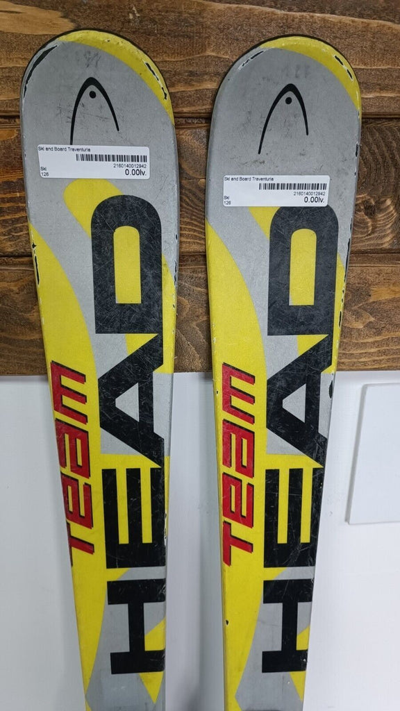 HEAD Team Racer 126 cm Ski + Fischer 4.5 Bindings Winter Sport