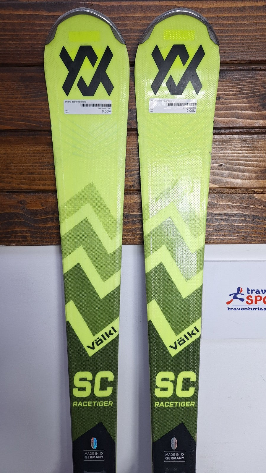 Volkl Racetiger SC 165cm Ski + Marker 10 Bindings Winter Sport
