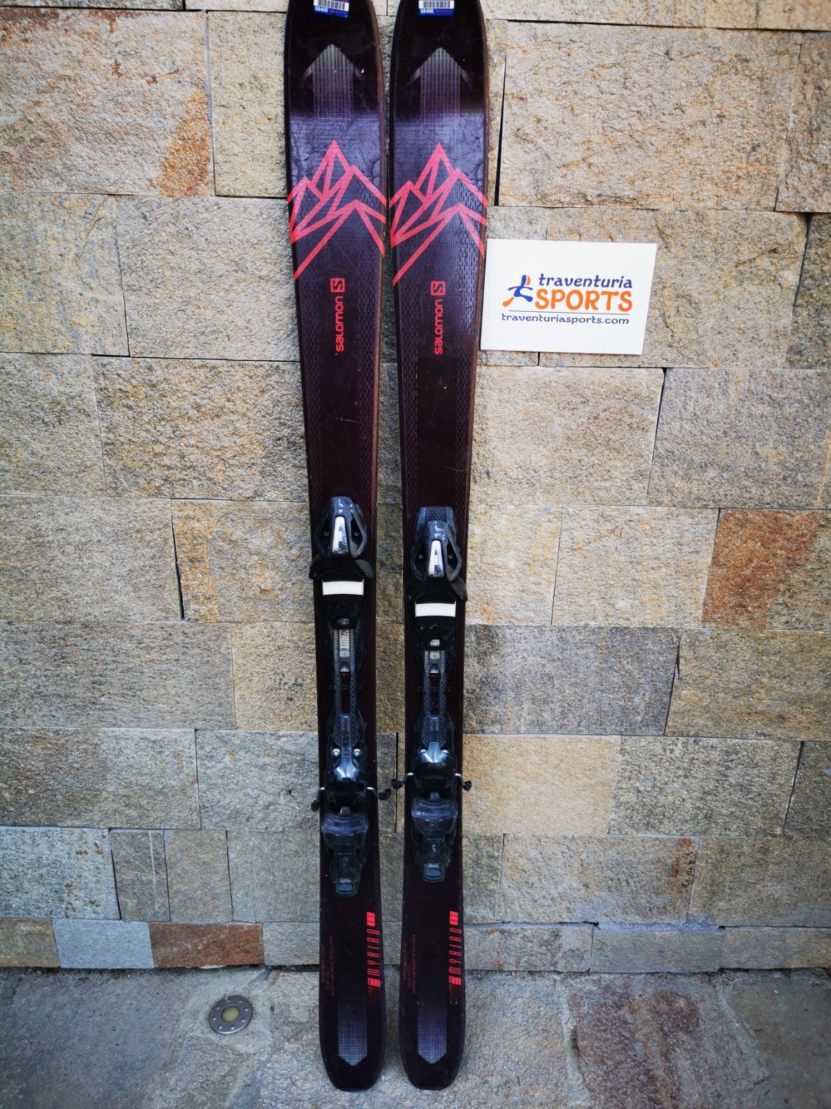 Salomon Myriad 85 161cm  Ski + Elan EL 10 Bindings Adventure Winter Sport