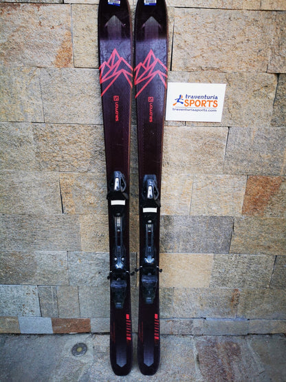 Salomon Myriad 85 161cm  Ski + Elan EL 10 Bindings Adventure Winter Sport