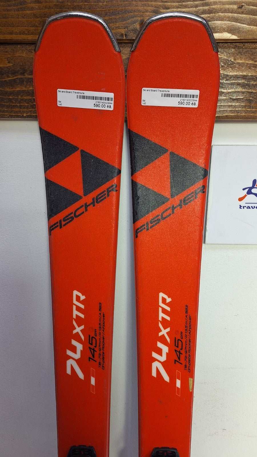 Fischer 74XTR RC One 145cm  Ski + Fischer RS 9 Bindings Adventure Winter Sport