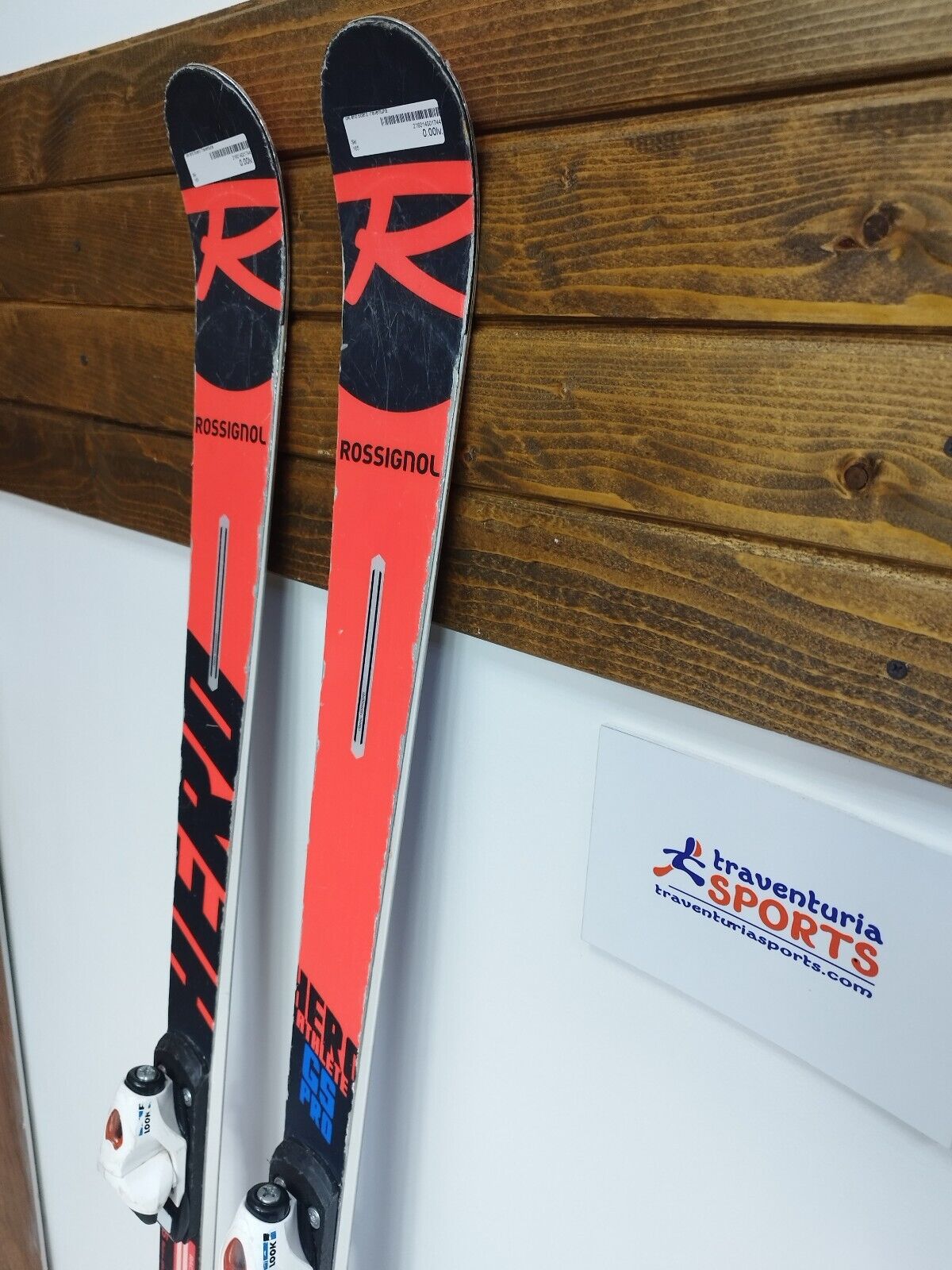 Rossignol Hero FIS GS Pro 165 cm Ski + Look 10 Bindings Winter Fun Snow