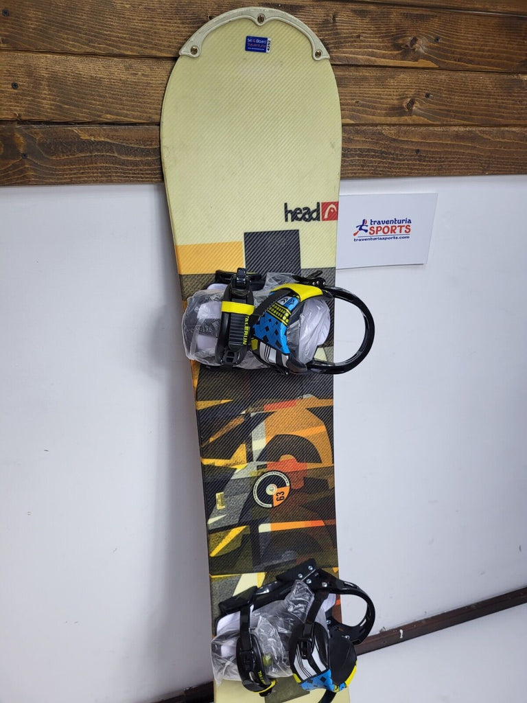 Head ROCKA 4D 163cm Snowboard + New Talerun Size L Bindings