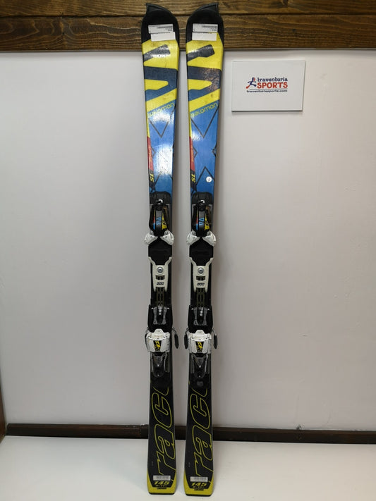 Salomon Race Double Ti SL 145 cm Ski + Salomon X12 Bindungen Winter Schneesport