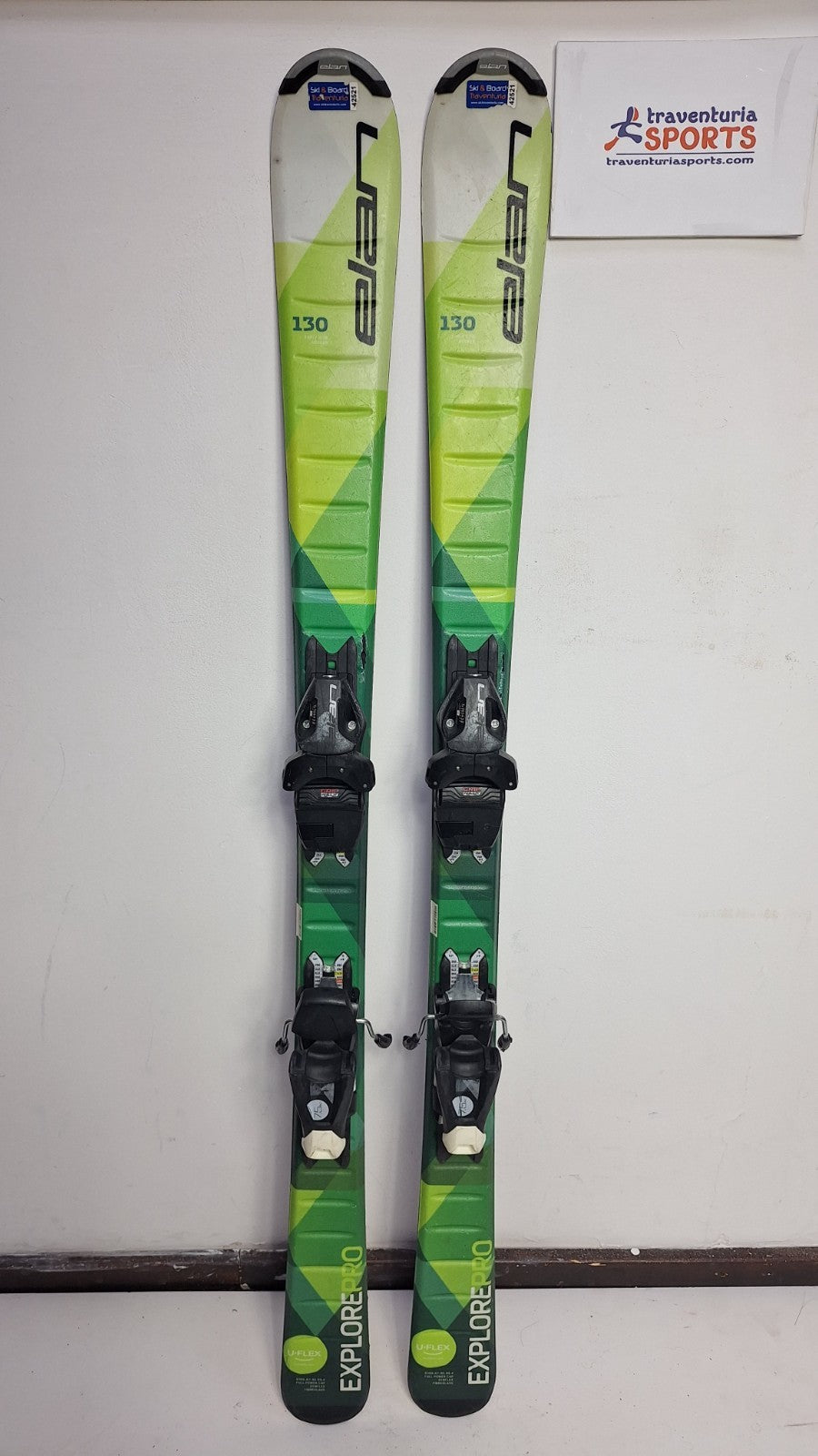Elan Explore Pro 130 Ski + Elan 7.5 Bindings Winter Sport Fun