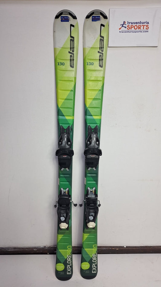 Elan Explore Pro 130 Ski + Elan 7.5 Bindings Winter Sport Fun