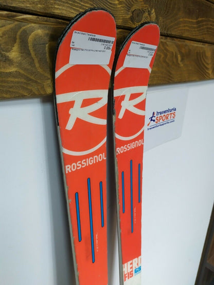 Sci Rossignol Hero FIS GS Pro 144 cm + attacchi Look NX 10 Winter Fun Snow CBS