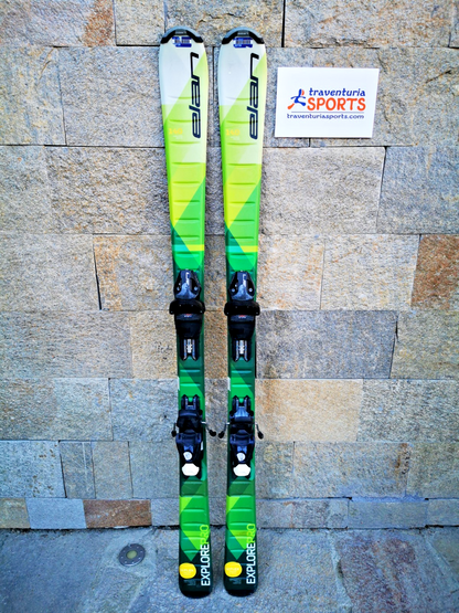 Elan Explore Pro QS 140cm  Ski + Elan EL 7.5 Bindings Adventure Winter Sport