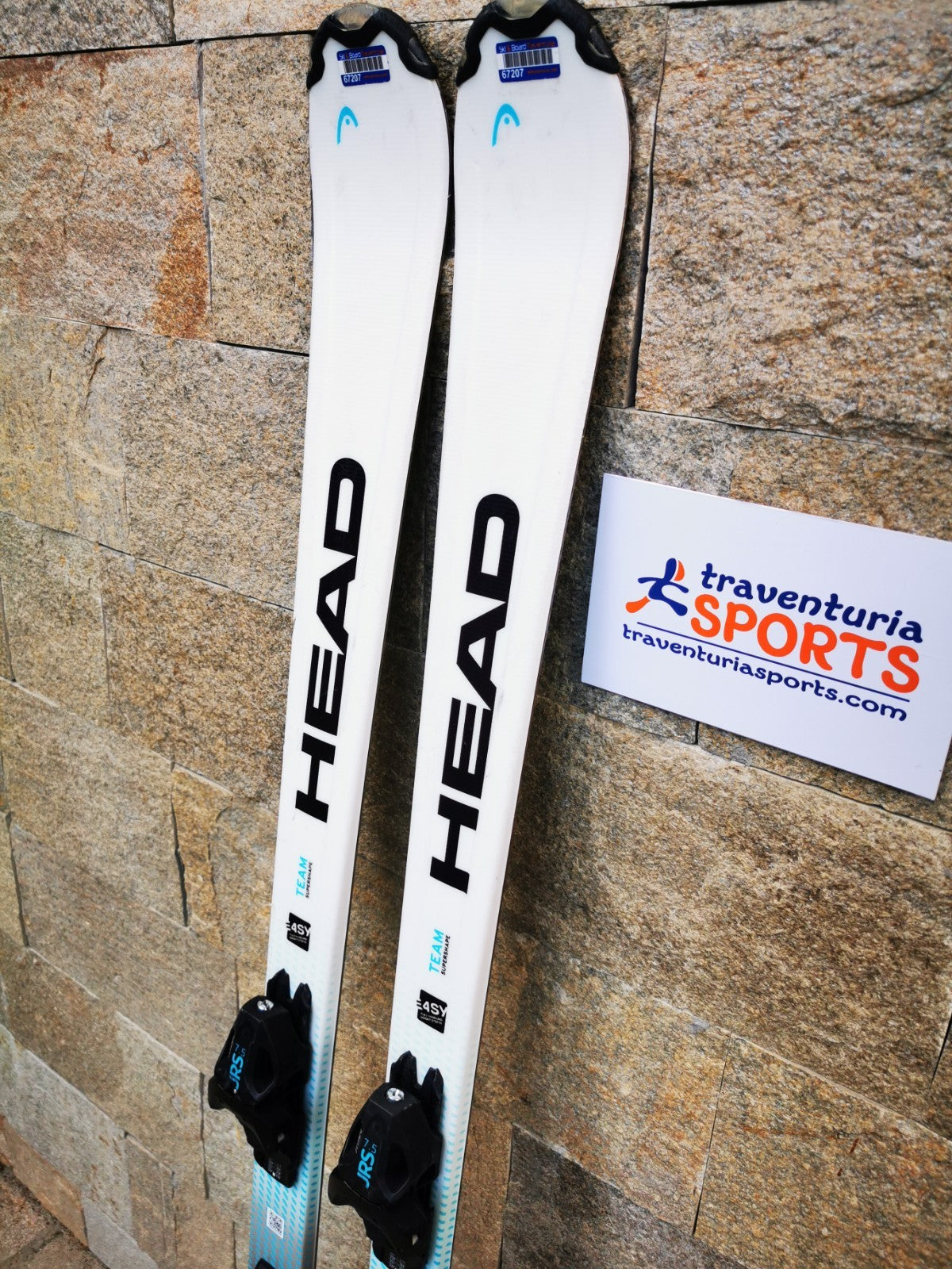 HEAD Supershape Team Easy 157cm  Ski + HEAD 7.5 Bindings  Winter Sport
