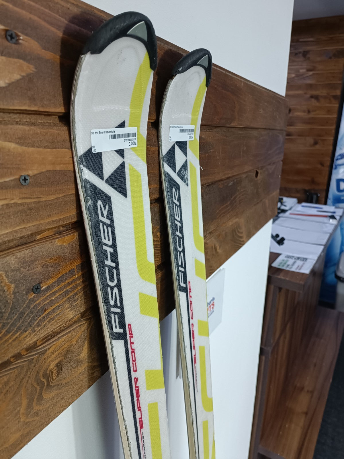 Fischer RC4 Super COMP 170 cm Ski + Fischer 10 Bindungen Wintersport Schnee