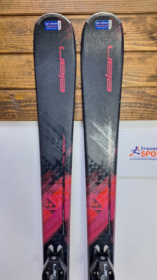 Elan Black Crystal 158 cm Ski + Elan EL 7.5 Bindungen Sport Schnee Winterspaß
