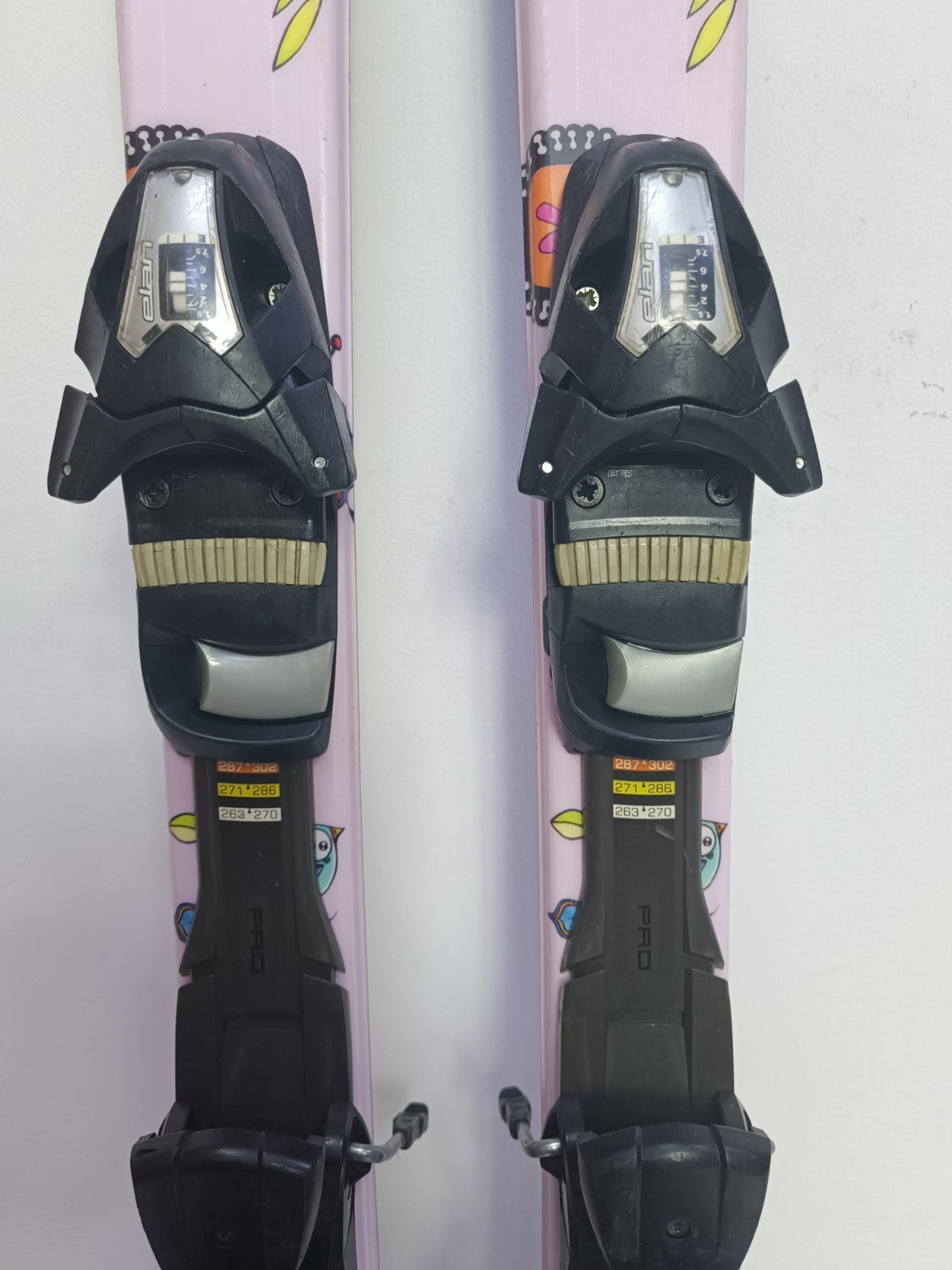 Sci Rossignol Fun Girl 140 cm + attacchi Elan ESP 7.5 Winter Adventure