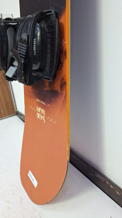 Salomon Wild Card 155 cm Snowboard + Speedfit L Bindings  Winter Snow Sport