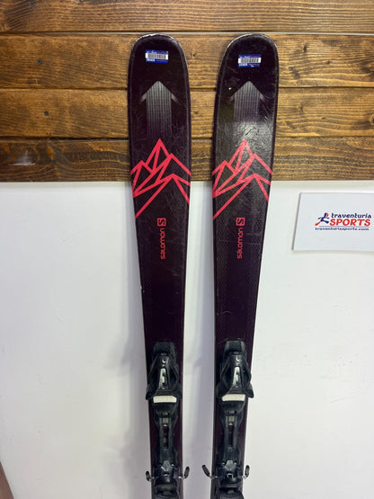 Salomon Myriad 85 161cm Ski + Elan EL 10 Bindungen Adventure Winter Sport