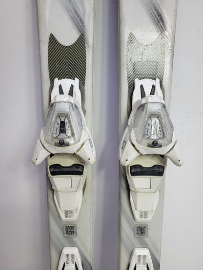 Salomon Luan 144cm Ski + Salomon Lithium 10 Bindings Winter Sport Fun Snow