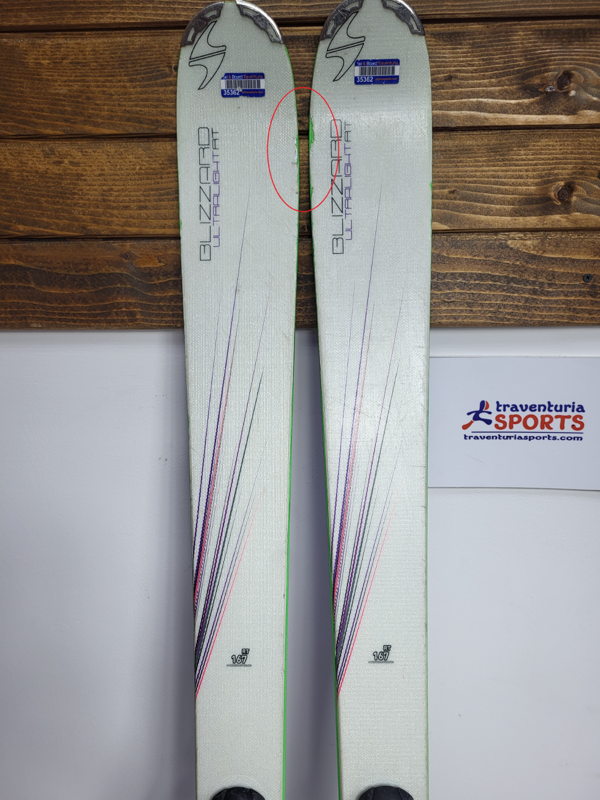Blizzard Ultralight RT 167 cm Ski + Elan ESP 10 Bindings  Winter Sport Fun
