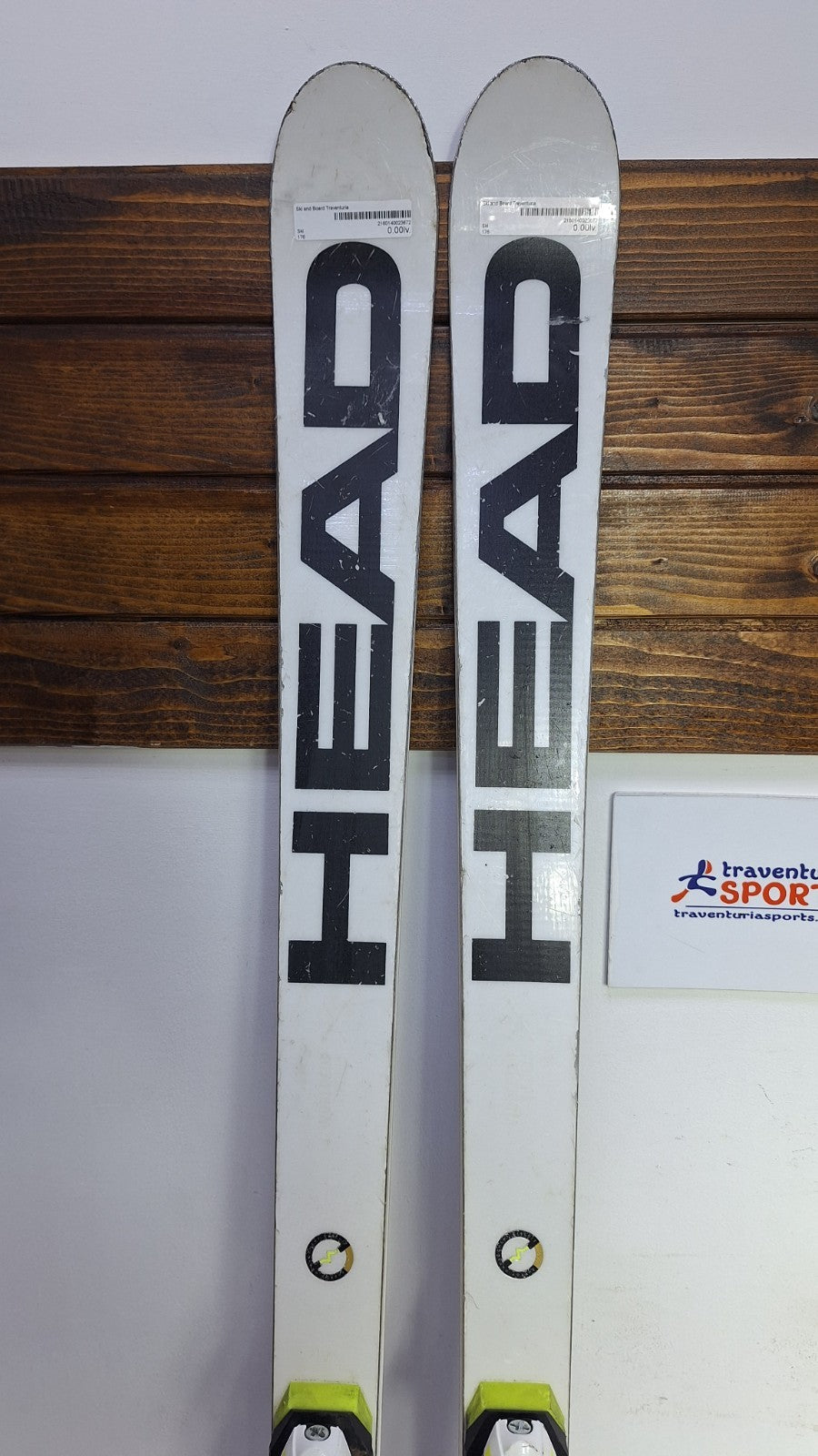 HEAD e-GS Rebel 176 cm Skis + HEAD 14 Bindings Winter Fun Snow