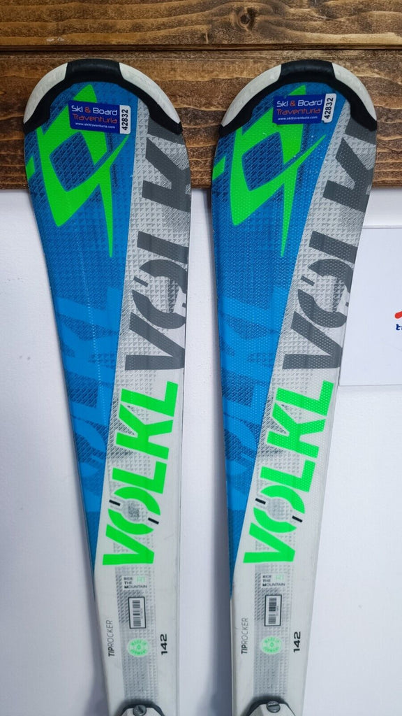 Volkl RTM 142cm Ski + Elan 7.5 BSL Bindings Winter Sport