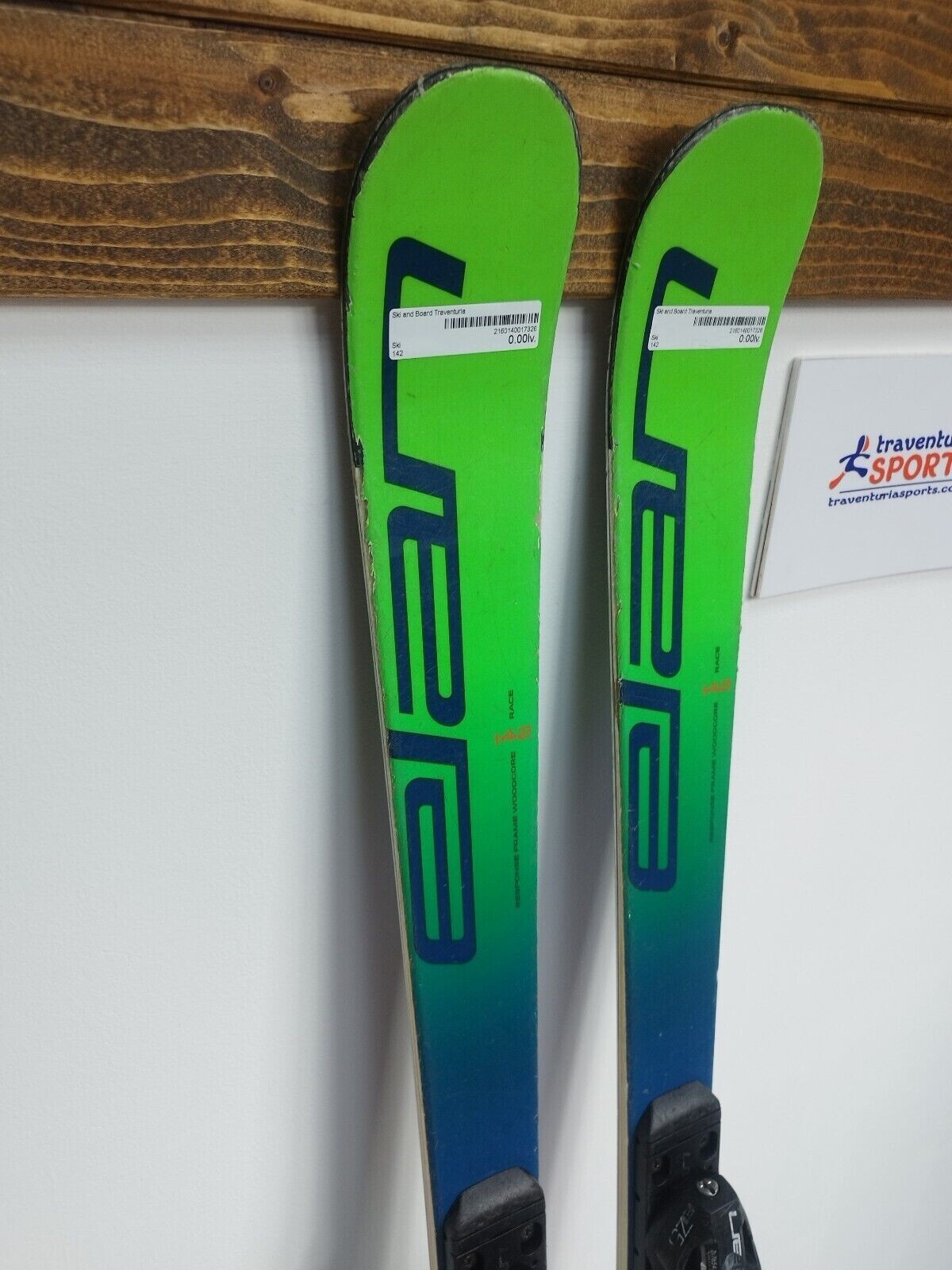 Sci Elan Race GSX 142 cm + attacchi Elan EL 7.5 Divertimento invernale Neve Avventura Sport