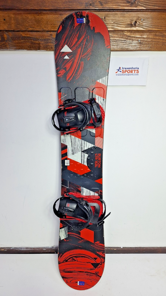 Burton LTR 153 cm Snowboard + Burton M  Bindings Winter Snow Adventure Fun